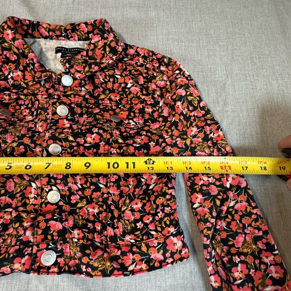 Social Standard Floral Girls Jean Jacket - Picture 5 of 7